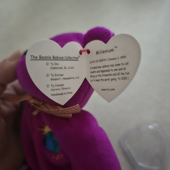 Millennium beanie baby with tag error - Picture 5 of 8